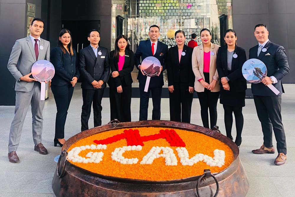 Kathmandu Marriott Hotel celebrating Global Customer Appreciation Week